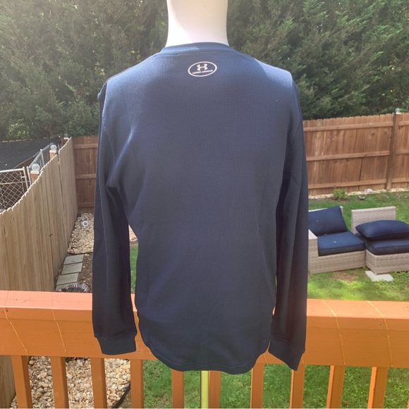 Men's UA Waffle Henley | Size Small | Navy Blue NEW!! - Picture 4 of 15